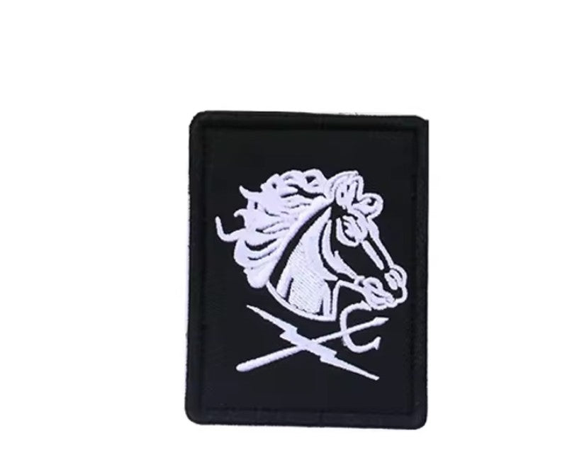 Patch Tattica "LRRP Grim Reaper" - Insegna Ricognizione Forze Speciali in Ricamo Alta Definizione