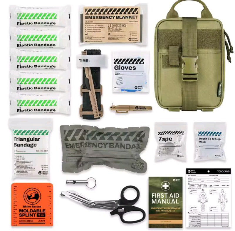 Kit di Primo Soccorso Tattico (IFAK) "Survival Trauma Kit" – Soluzione di Emergenza Compatta