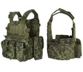 Gilet Tattico Modulare Plate Carrier – Camo Digitale EMR
