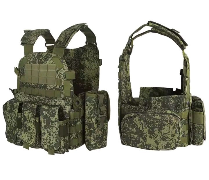 Gilet Tattico Modulare Plate Carrier – Camo Digitale EMR