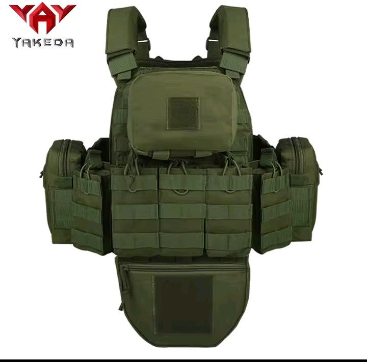 Yakeda® Gilet Tattico Modulare Multitasca – Plate Carrier Regolabile ad Alte Prestazioni