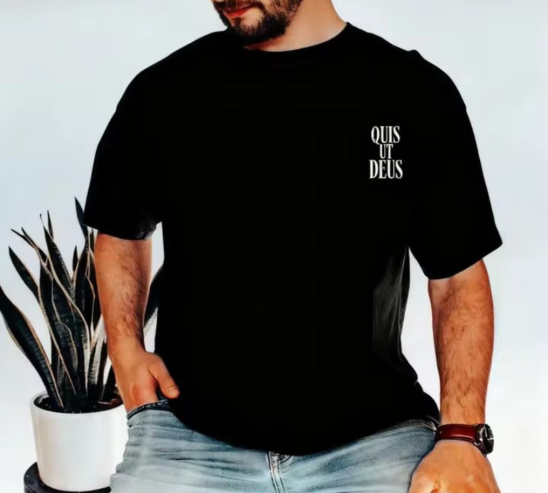 T-Shirt Grafica "San Michele Arcangelo" - Edizione Defend Us In Battle