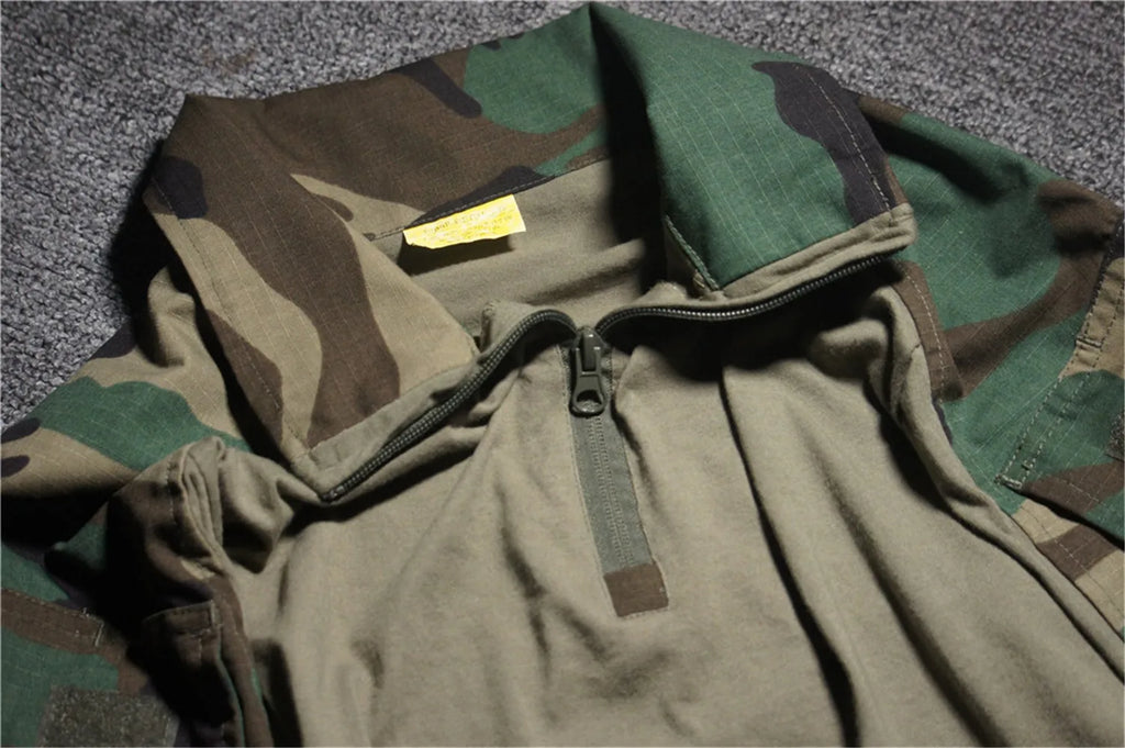 Combat Suit Tattica M81 Woodland – Set Pantaloni e combat shirt