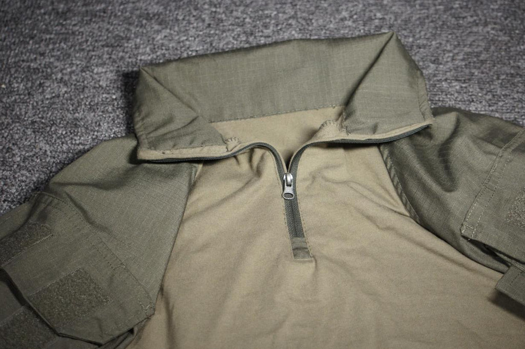 Uniforme Tattica Combat Set - Ranger Green (Giacca + Pantaloni + Ginocchiere)
