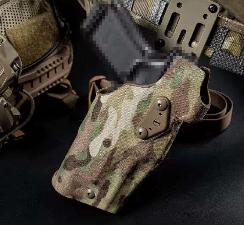 Fondina Tattica Universale con Sistema di Attacco Modulare – Modello Multicam e Tinta Unita