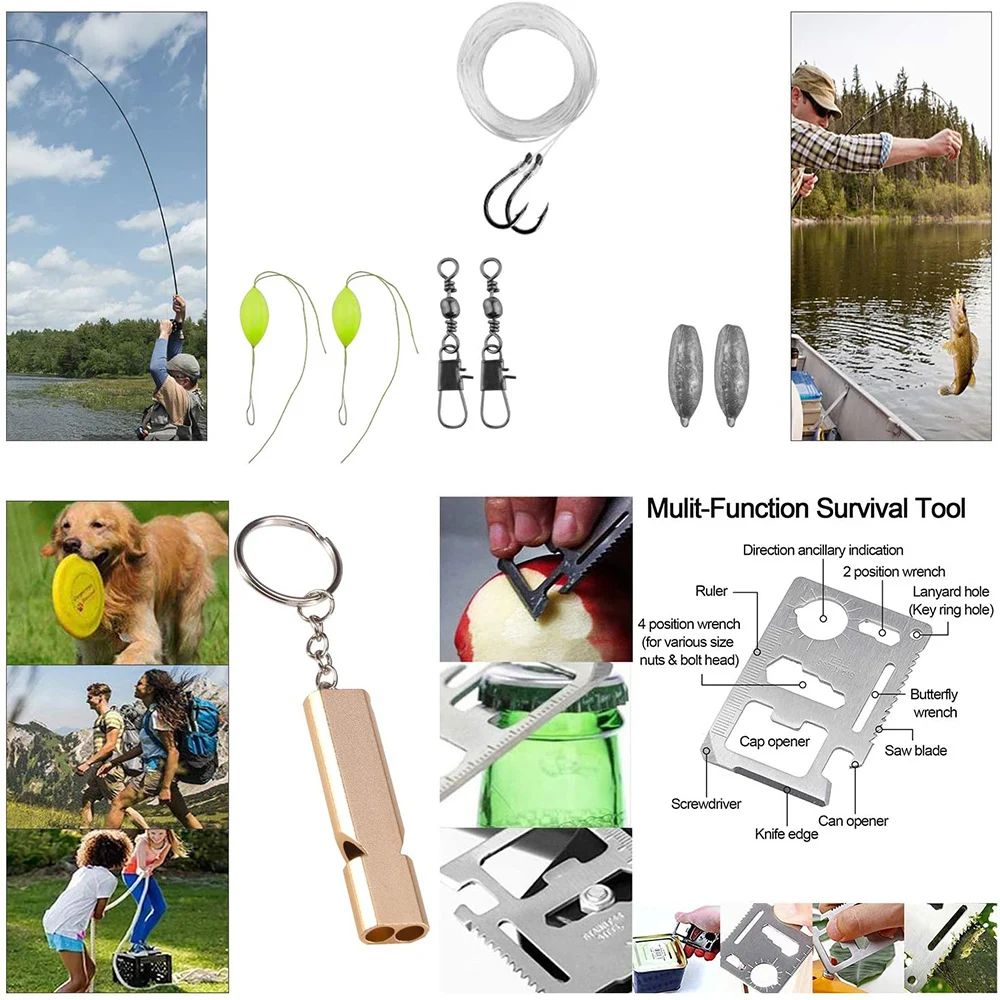 Survival Kit Professionale "All-in-One" – 14 in 1 per Emergenze e Outdoor