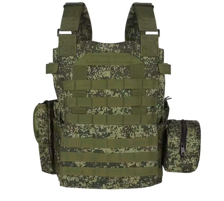 Gilet Tattico Modulare Plate Carrier – Camo Digitale EMR