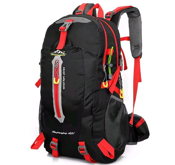 Zaino Tecnico da Trekking e Outdoor 40L – "Keep Walking" Multi-Scomparto