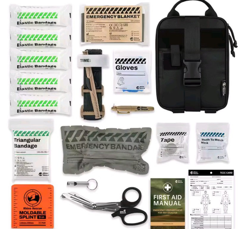 Kit di Primo Soccorso Tattico (IFAK) "Survival Trauma Kit" – Soluzione di Emergenza Compatta
