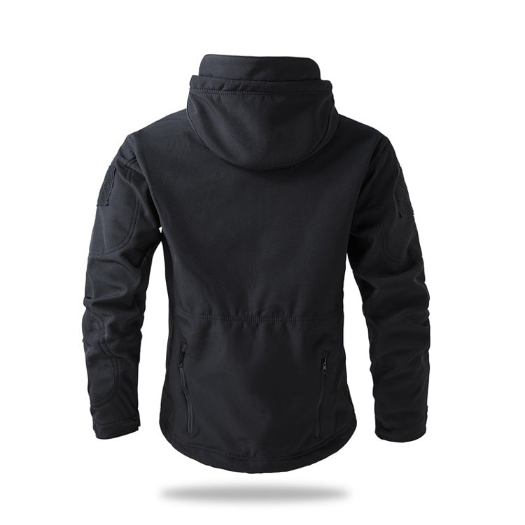Giacca Tattica Softshell Combat con Cappuccio – Serie All-Weather Tactical