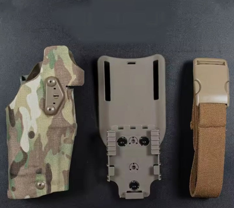 Fondina Tattica Universale con Sistema di Attacco Modulare – Modello Multicam e Tinta Unita