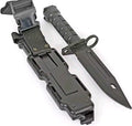 Coltello Tattico Militare Tipo Baionetta con Fodero Rigido