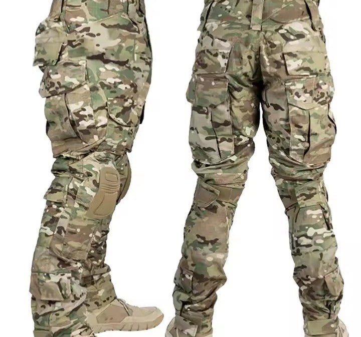 Pantaloni Tattici Combat da Combattimento con Ginocchiere Integrate – Serie Professional Heavy Duty