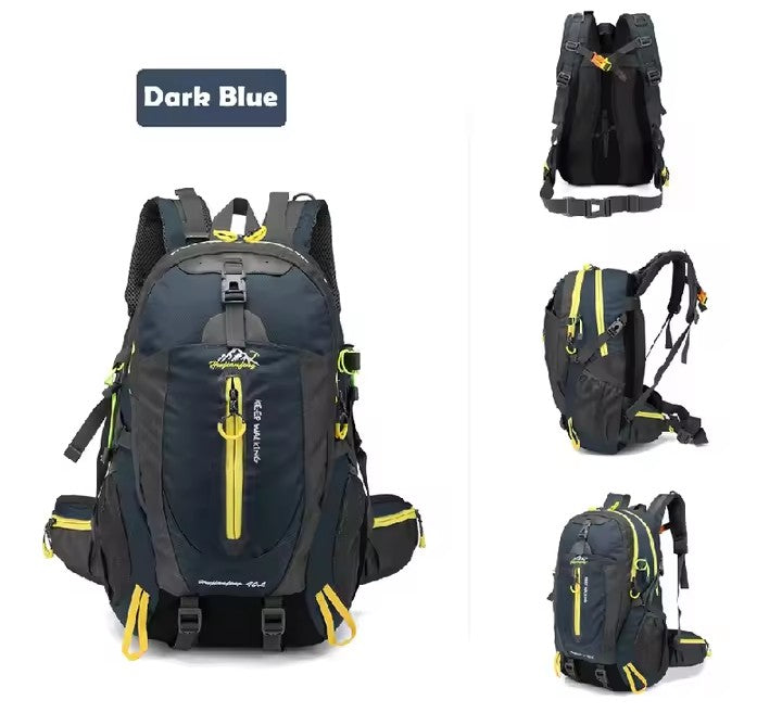 Zaino Tecnico da Trekking e Outdoor 40L – "Keep Walking" Multi-Scomparto
